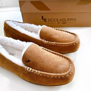 NEW IN BOX! koolaburra by ugg “lezly” slipper in tan brown